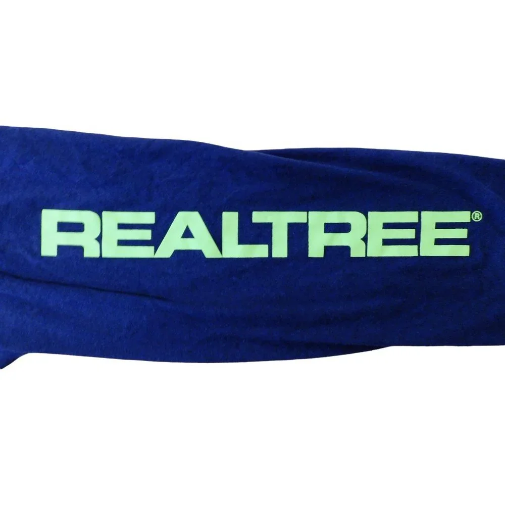 Realtree Tee Shirt Northern Outpost XXL Blue Long Sleeve - Picture 5 of 6